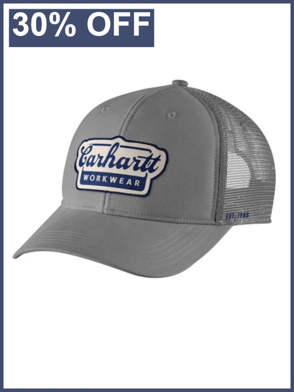 Carhartt Rugged Flex Twill Mesh-Back Script Patch Baseball Cap Flexfit
